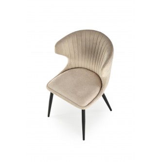 K496 krzesło ciemny beżowy (1p2szt)