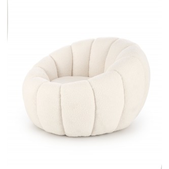 GASPAR fotel wypoczynkowy biały