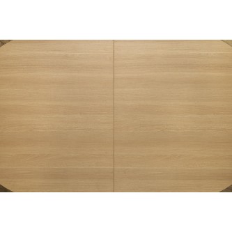 GIACOMO stół rozkładany, blat - naturalny, noga - czarny