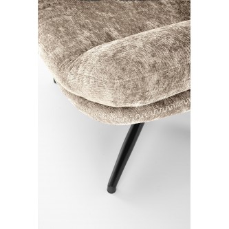 DARIO fotel wypoczynkowy z podnóżkiem oraz z funkcją kołyski, beżowy (1p1szt)