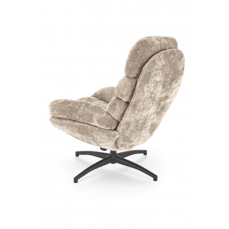 DARIO fotel wypoczynkowy z podnóżkiem oraz z funkcją kołyski, beżowy (1p1szt)