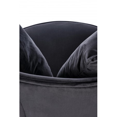 ALMOND fotel wypoczynkowy czarny