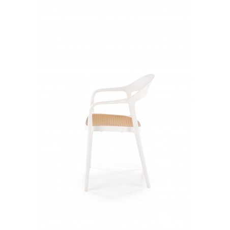 K530 krzesło biały / naturalny (1p4szt)