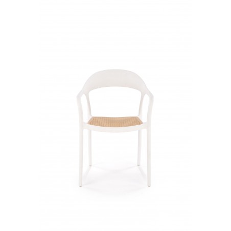 K530 krzesło biały / naturalny (1p4szt)