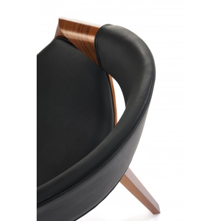 K544 krzesło czarny / orzechowy (1p1szt)