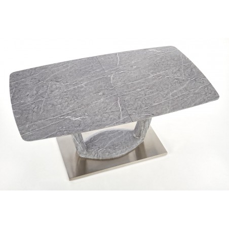 ARTEMON stół rozkładany popielaty marmur (3p1szt)