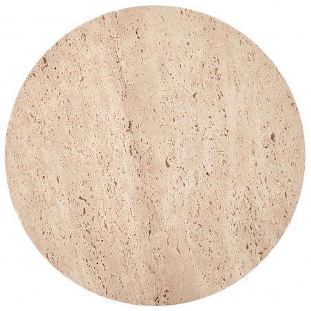 TRAVERSO ława, trawertyn / biały (1p1szt)