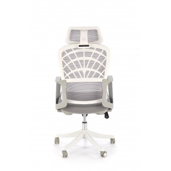 VESUVIO 2 fotel gabinetowy popielaty / biały