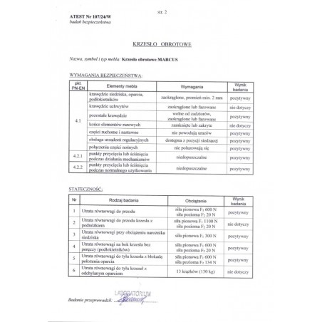 MARCUS fotel gabinetowy czarny