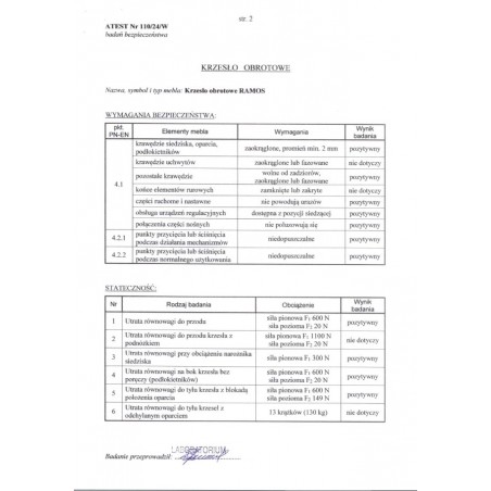 RAMOS fotel gabinetowy czarny (1p1szt)