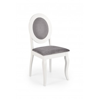 BAROCK krzesło biały / popielaty (12szt)