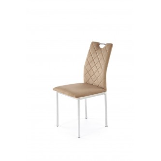 K578 krzesło beżowy / srebrny (1p4szt)