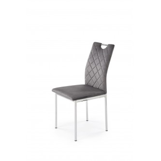K578 krzesło popielaty / srebrny (1p4szt)