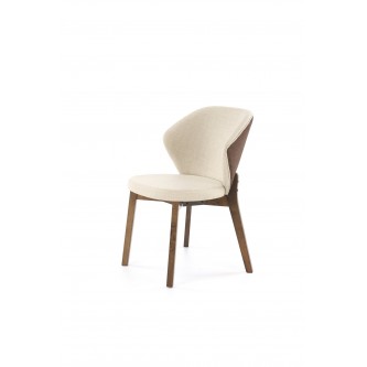 K583 krzesło, orzechowy / brązowy / beżowy (1p2szt)