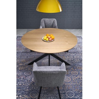 ACORD stół rozkładany, naturalny / czarny (2p1szt)