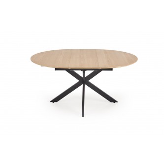 ACORD stół rozkładany, naturalny / czarny (2p1szt)