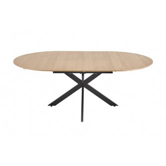 ACORD stół rozkładany, naturalny / czarny (2p1szt)