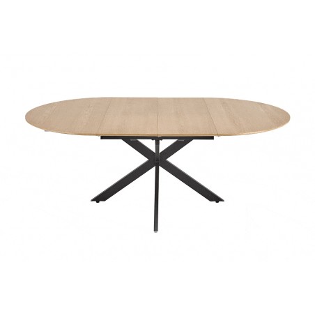 ACORD stół rozkładany, naturalny / czarny (2p1szt)