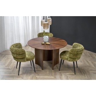 CALDO stół okrągły, orzechowy (2p1szt)