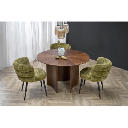 CALDO stół okrągły, orzechowy (2p1szt)