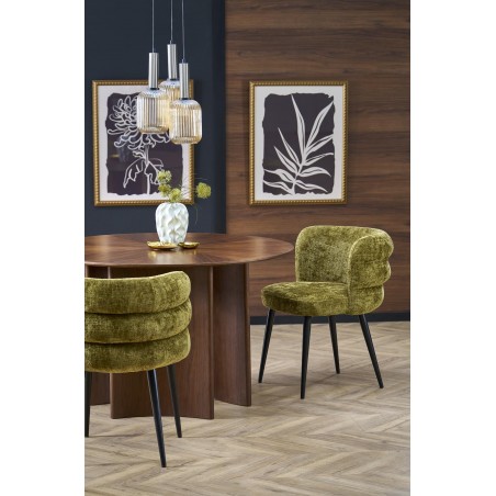 CALDO stół okrągły, orzechowy (2p1szt)