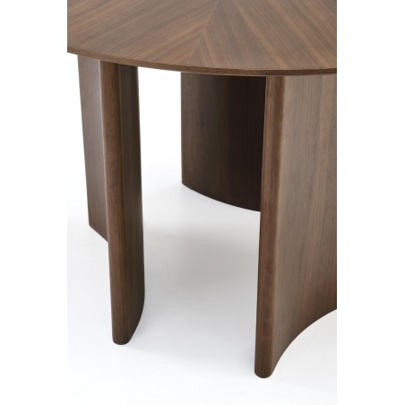 CALDO stół okrągły, orzechowy (2p1szt)