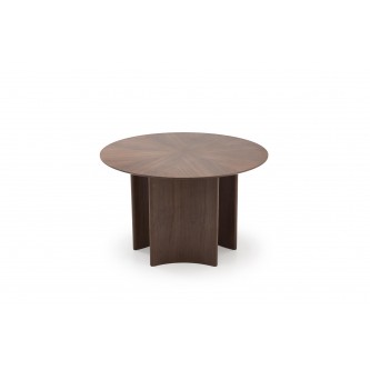 CALDO stół okrągły, orzechowy (2p1szt)