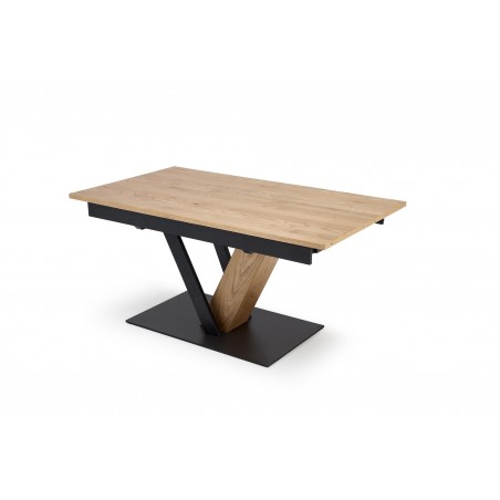 FANIS stół rozkładany, naturalny / czarny (3p1szt)