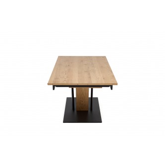 FANIS stół rozkładany, naturalny / czarny (3p1szt)