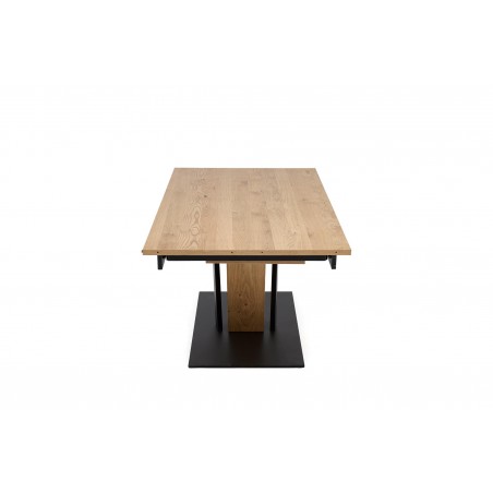 FANIS stół rozkładany, naturalny / czarny (3p1szt)
