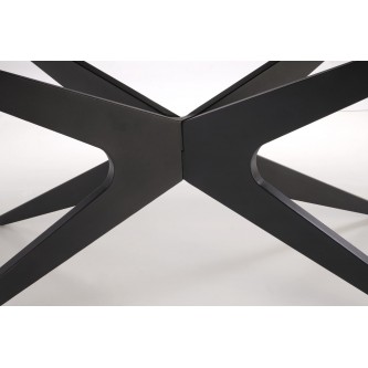 SANDRO stół rozkładany, czarny (2p1szt)