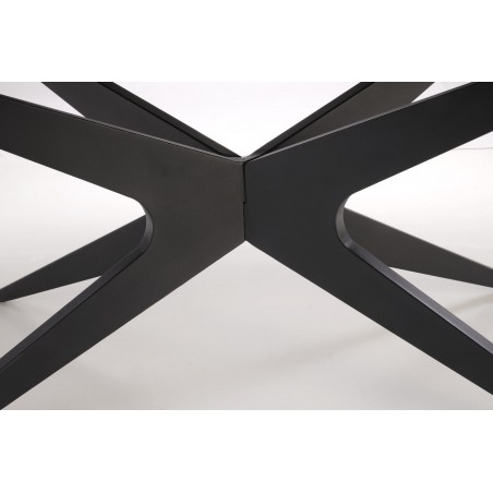 SANDRO stół rozkładany, czarny (2p1szt)