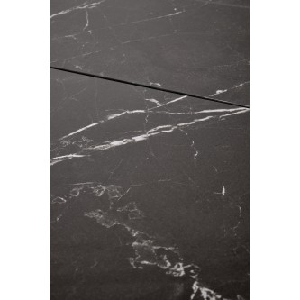 VOLANT 140 stół rozkładany, blat - czarny marmur, nogi - dąb złoty / czarny