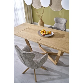 MASSIVE 3 stół rozkładany 160-250x90x77 cm dąb naturalny/dąb naturalny (2p1szt)