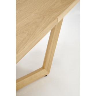 MASSIVE 3 stół rozkładany 160-250x90x77 cm dąb naturalny/dąb naturalny (2p1szt)