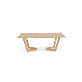 MASSIVE 3 stół rozkładany 160-250x90x77 cm dąb naturalny/dąb naturalny (2p1szt)