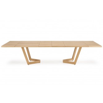 MASSIVE 3 stół rozkładany 160-250x90x77 cm dąb naturalny/dąb naturalny (2p1szt)