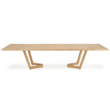 MASSIVE 3 stół rozkładany 160-250x90x77 cm dąb naturalny/dąb naturalny (2p1szt)