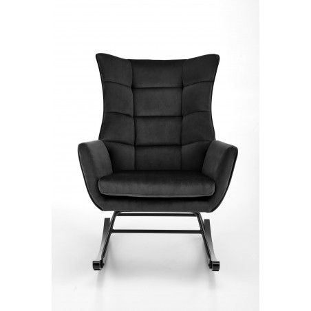 BAZALTO fotel bujany czarny (1p1szt)