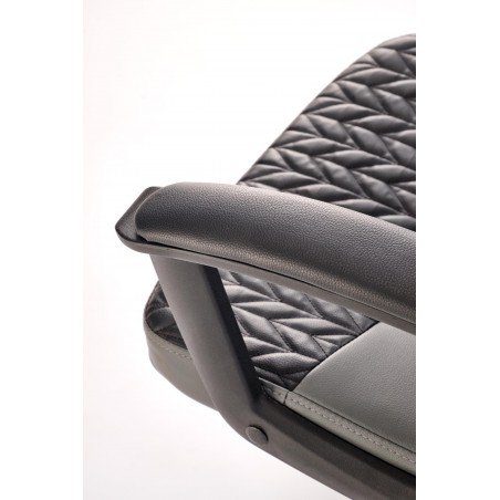 BJORN fotel obrotowy czarno-popielaty