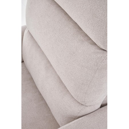 CARINIO fotel wypoczynkowy jasny beżowy