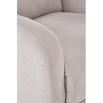 CARINIO fotel wypoczynkowy jasny beżowy