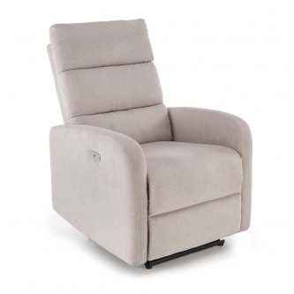 CARINIO fotel wypoczynkowy jasny beżowy