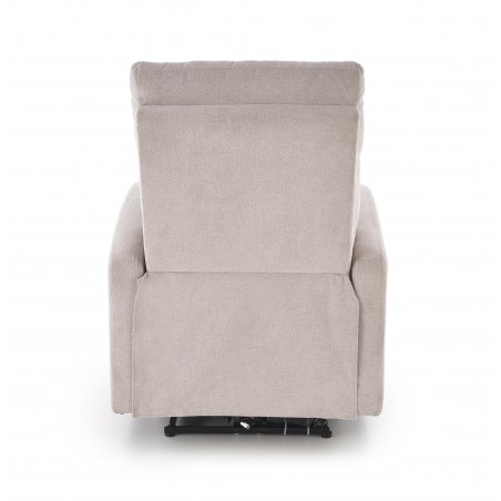 CARINIO fotel wypoczynkowy jasny beżowy