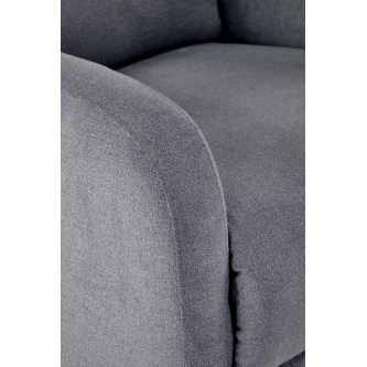 CARINIO fotel wypoczynkowy popielaty