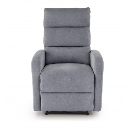 CARINIO fotel wypoczynkowy popielaty