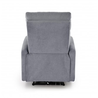 CARINIO fotel wypoczynkowy popielaty