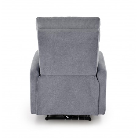 CARINIO fotel wypoczynkowy popielaty