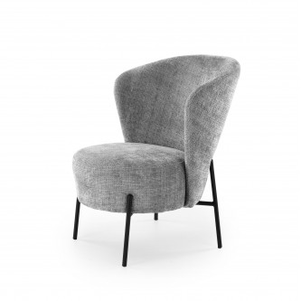 CEZAR fotel wypoczynkowy, popielaty (1p1szt)