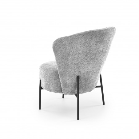 CEZAR fotel wypoczynkowy, popielaty (1p1szt)